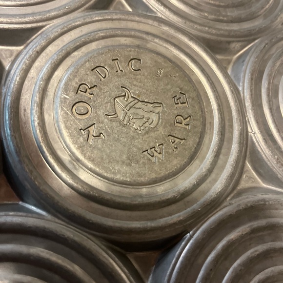 NORDIC WARE Non-Stick Silver Dollar Mini Waffle Griddle Pan Makes 7 Waffles - Picture 2 of 4